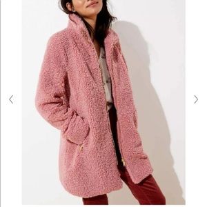 LOFT Faux Sherpa Teddy Coat